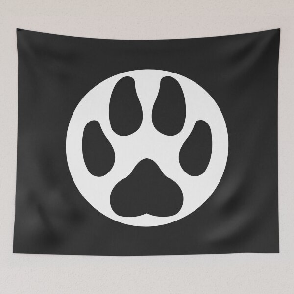 Item preview, Paw in a circle - White designed and sold by storm-fox-art.