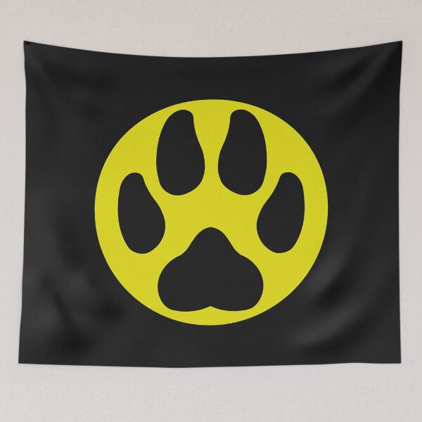 Item preview, Paw in a circle - Yellow designed and sold by storm-fox-art.