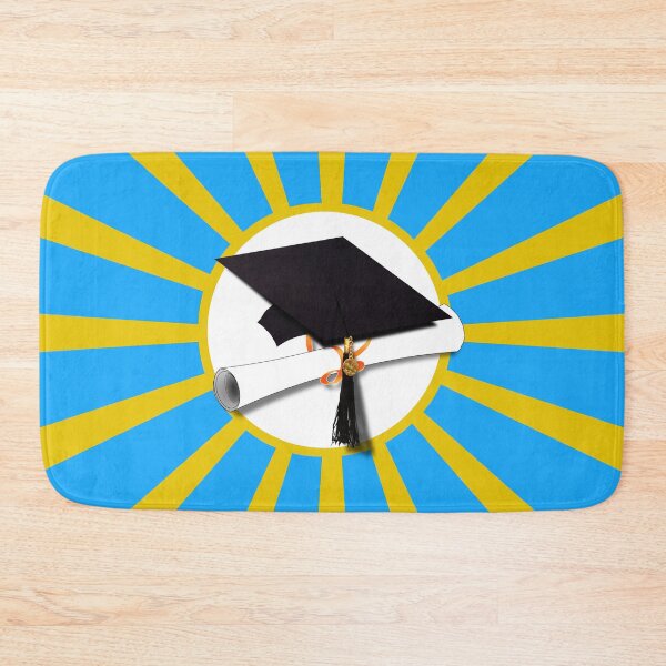 Item preview, Light Blue and Gold School Colors Graduation  designed and sold by Gravityx9.