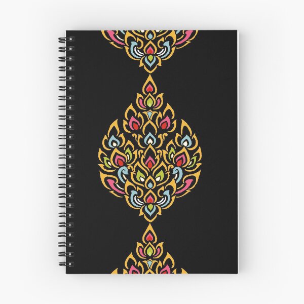 Item preview, Colorful Thai Damask Pattern designed and sold by karwilberevivalcollection.