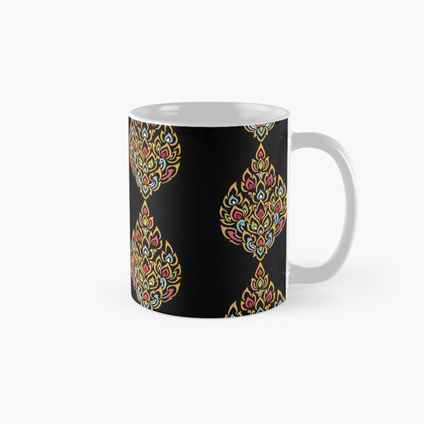 Item preview, Colorful Thai Damask Pattern designed and sold by karwilberevivalcollection.