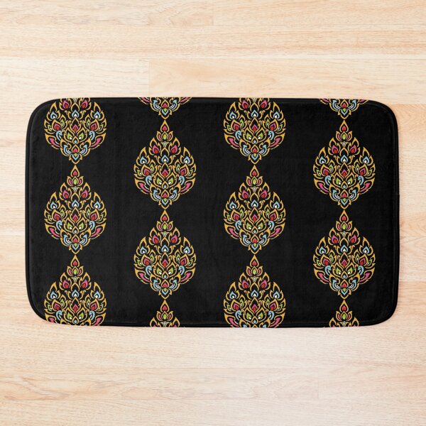 Item preview, Colorful Thai Damask Pattern designed and sold by karwilberevivalcollection.