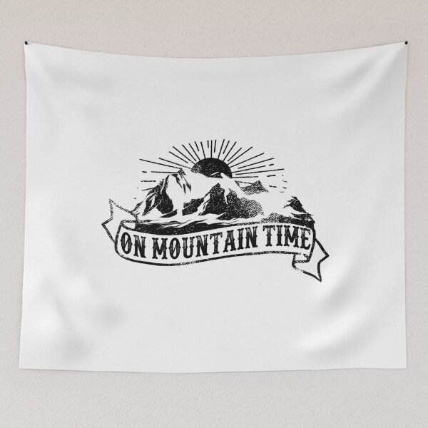 Item preview, Vintage On Mountain Time Mountains Tattoo designed and sold by YuliyaR.