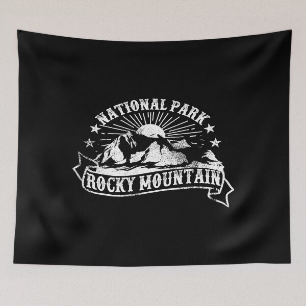 Item preview, Vintage Rocky Mountain National Park Colorado Mountains Tattoo designed and sold by YuliyaR.