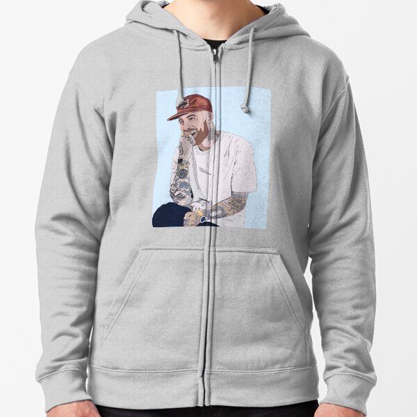 Mac Miller Sudadera con capucha y cremallera