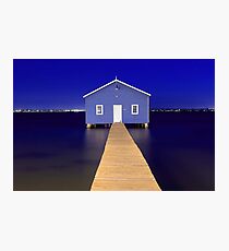 Crawley Edge Boatshed Photographic Print