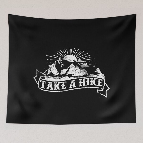Item preview, Vintage Take A Hike Retro Sunset Mountains Tattoo designed and sold by YuliyaR.