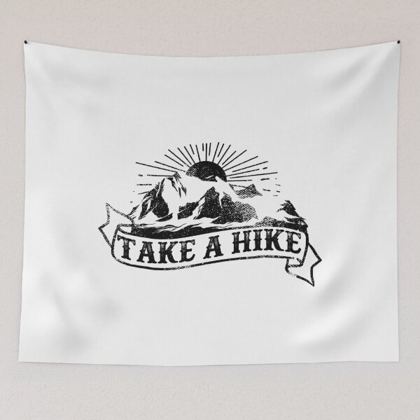 Item preview, Vintage Take A Hike Retro Sunset Mountains Tattoo designed and sold by YuliyaR.