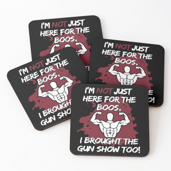 Item preview, I'M NOT JUST HERE FOR THE BOOS I BROUGHT THE GUN SHOW TOO #2 TEXT ONLY BOOS GRAPHIC DESIGN SHIRTS AND APPAREL PERFECT GIFT IDEAS designed and sold by GabiBlaze.