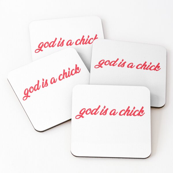 Item preview, god is a chick designed and sold by twistedgod69.