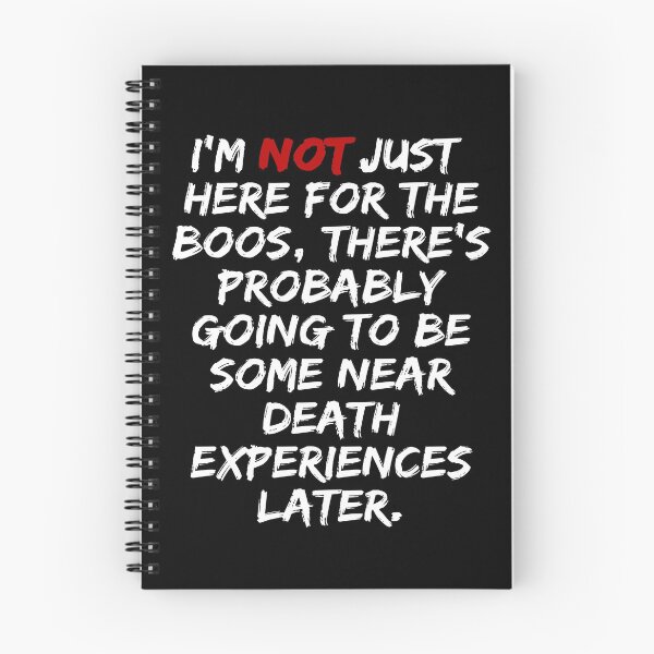 Item preview, I'M NOT JUST HERE FOR THE BOOS THERE'S NEAR DEATH EXPERIENCES TOO #2 TEXT ONLY 2 HALLOWEEN SHIRTS AND APPARELS GIFT IDEA designed and sold by GabiBlaze.