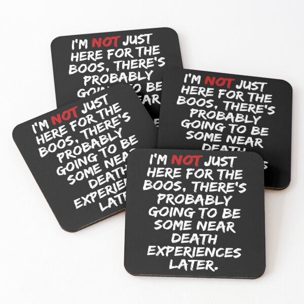 Item preview, I'M NOT JUST HERE FOR THE BOOS THERE'S NEAR DEATH EXPERIENCES TOO #2 TEXT ONLY 2 HALLOWEEN SHIRTS AND APPARELS GIFT IDEA designed and sold by GabiBlaze.