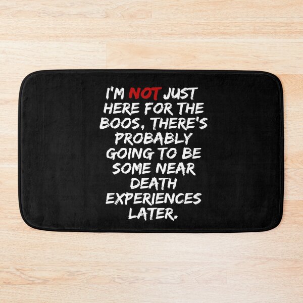 Item preview, I'M NOT JUST HERE FOR THE BOOS THERE'S NEAR DEATH EXPERIENCES TOO #2 TEXT ONLY 2 HALLOWEEN SHIRTS AND APPARELS GIFT IDEA designed and sold by GabiBlaze.
