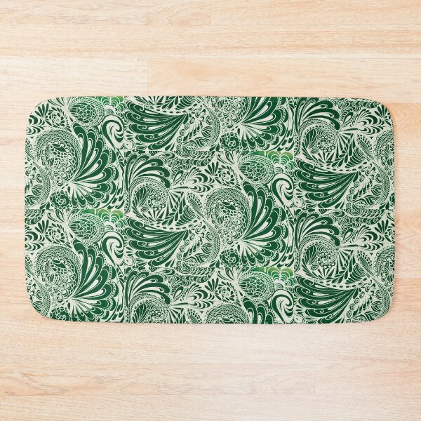 Item preview, Deep Green Swirls n Curls designed and sold by Jewell  McChesney.