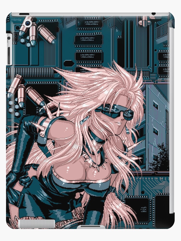 Cyberpunk Girl (Virgin Angel, PC98) | iPad Case & Skin