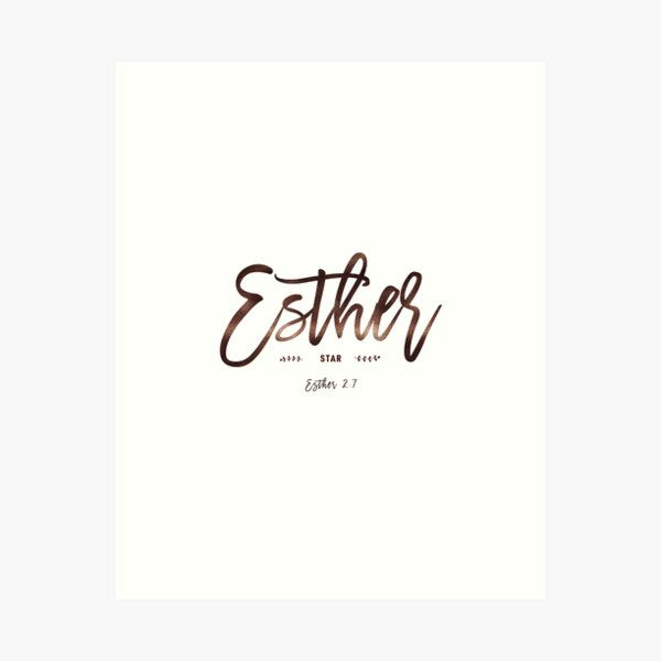 Item preview, Christian Name Collection | Esther designed and sold by Blessed Be Your Name.