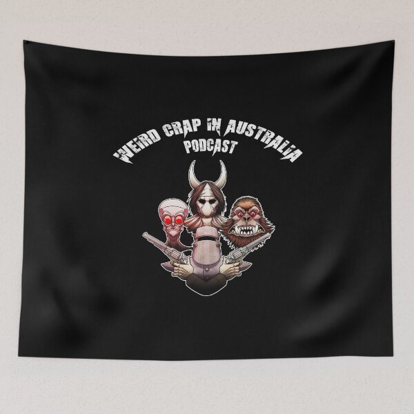 Item preview, Weird Crap in Australia - Legends of Australia (White Logo) designed and sold by WeirdCrapinAus.