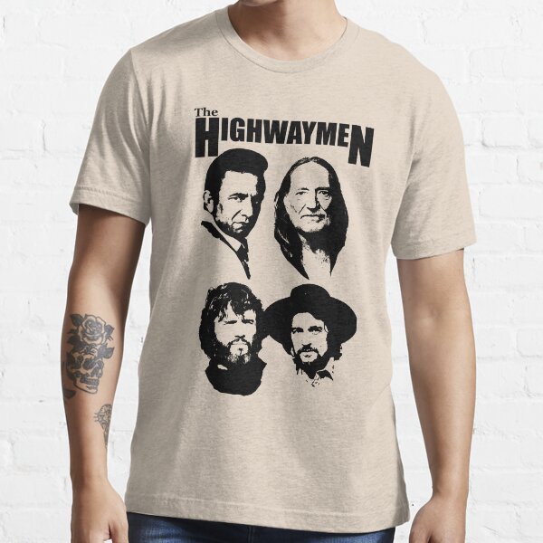 Outlaw Country Super Group - Le pochoir noir-2 T-shirt essentiel