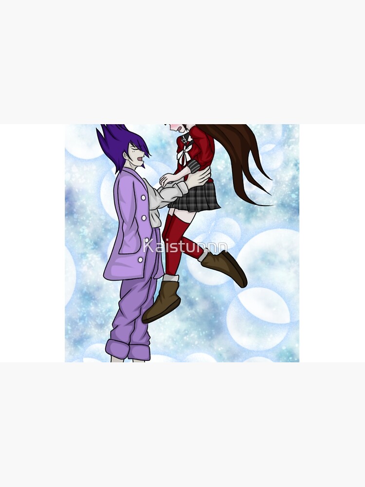 kaito momota and maki harukawa danganronpa kaimaki print sticker mug phone case laptop skin by kaistunnn redbubble