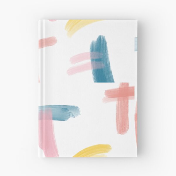 Item preview, Abstract Paint Strokes (Pink, Blue, Yellow) designed and sold by kjcrafted.