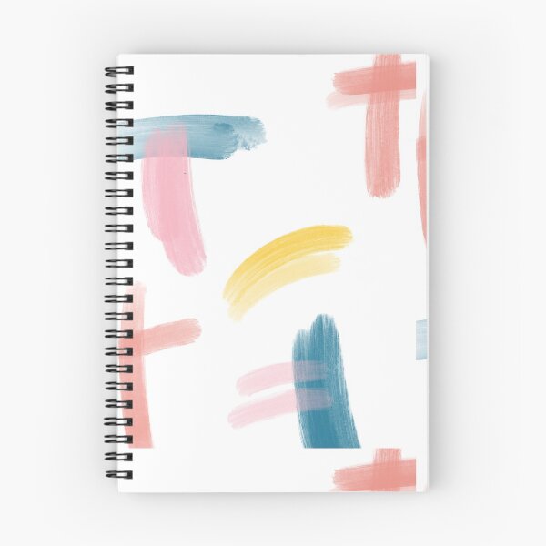 Item preview, Abstract Paint Strokes (Pink, Blue, Yellow) designed and sold by kjcrafted.