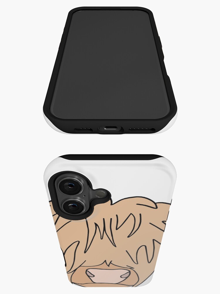 Imagen 3 de 4, Funda de iPhone con la obra Vaca de las Tierras Altas de Escocia, diseñada y vendida por carinasav.