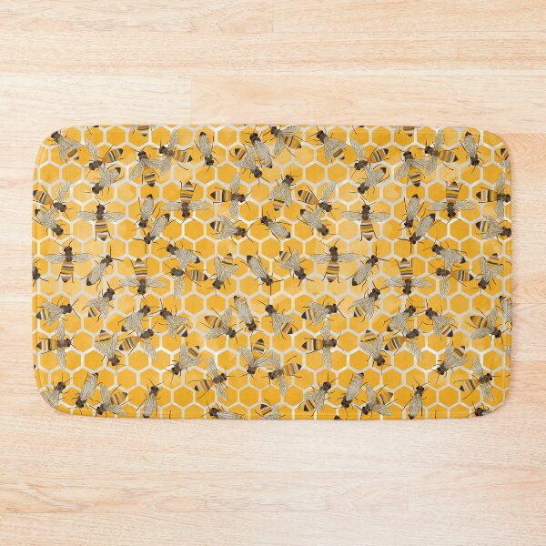 Item preview, Bees on Honeycomb designed and sold by Amy Hadden.