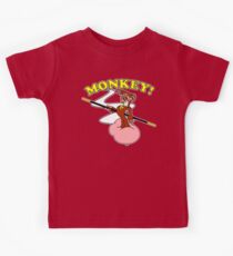 Monkey and his faithful Cloud Kids Tee