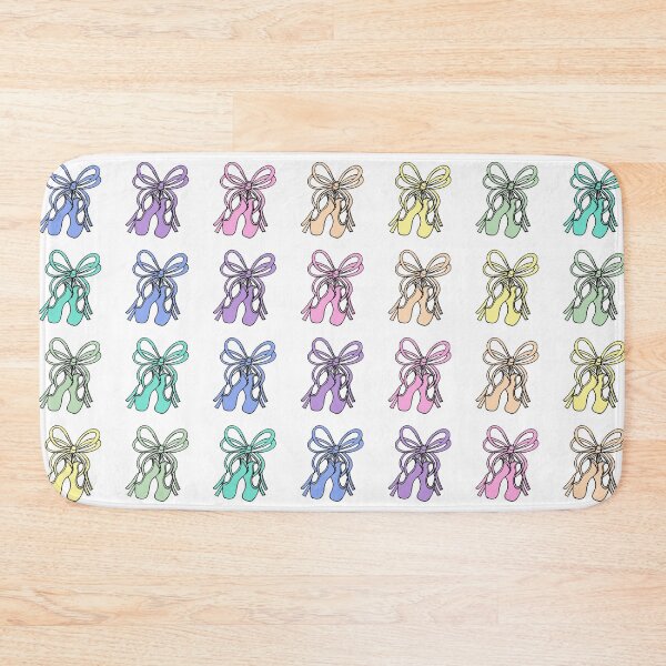Item preview, Rainbow ballet shoes pattern designed and sold by LittleBettyMakes.