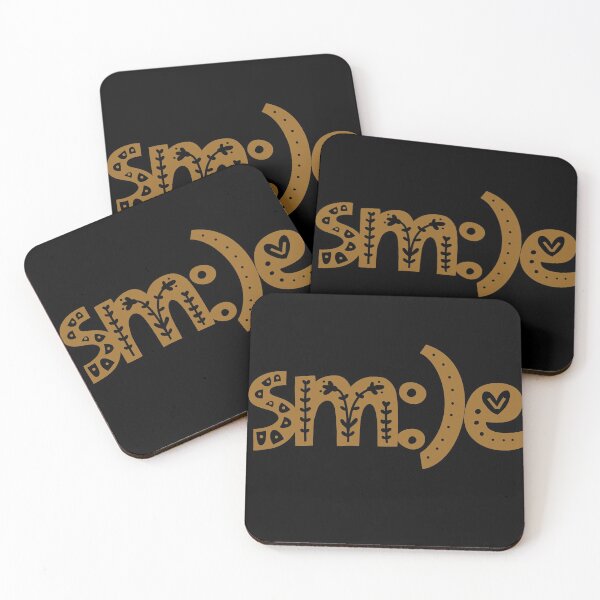 Artikelvorschau, Motivational Inspirational and Positive quote -  smile typography text art by Word Fandom - wordfandom entworfen und verkauft von Kerry Pritchard.