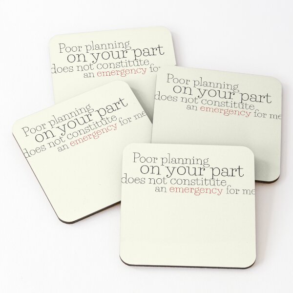 Item preview, Poor Planning designed and sold by CubeLove.