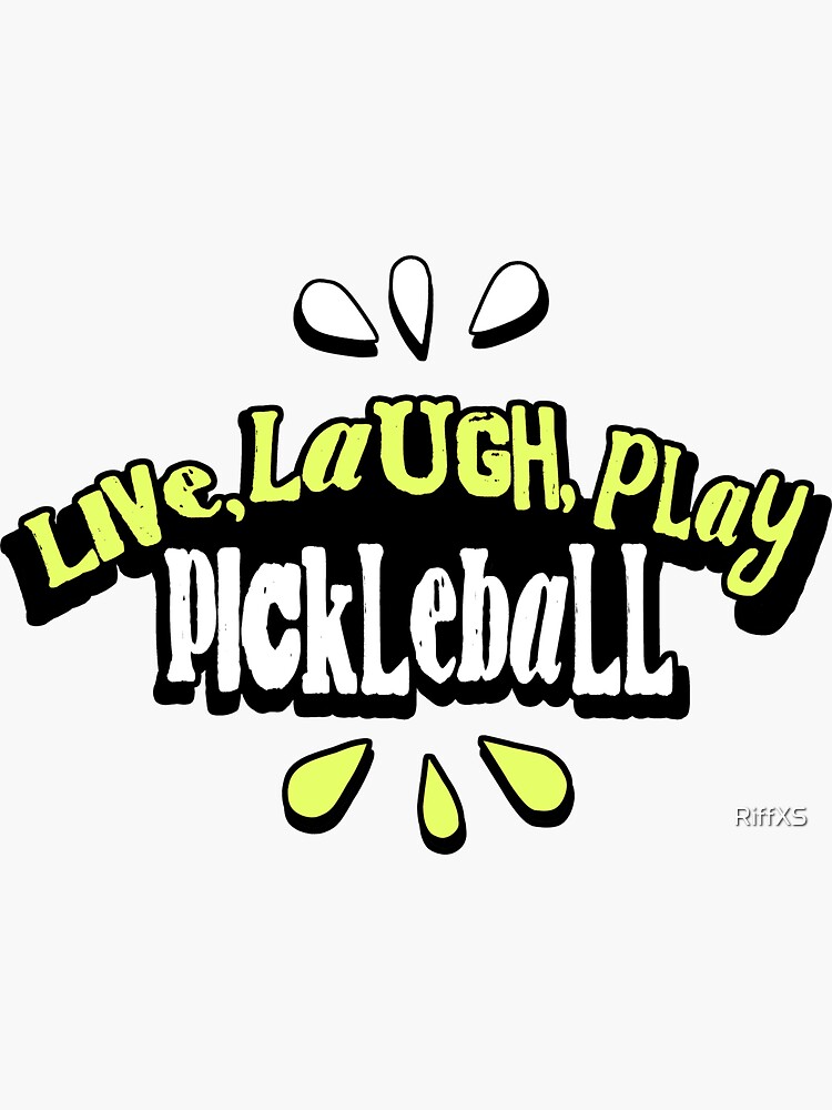Live Laugh Play Pickleball Leggings for Sale by RiffXS