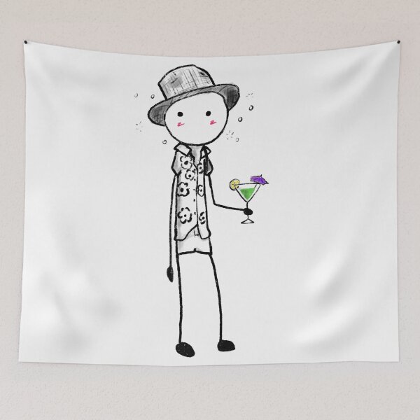 Item preview, Drinking Tourist guy designed and sold by funkysmel.