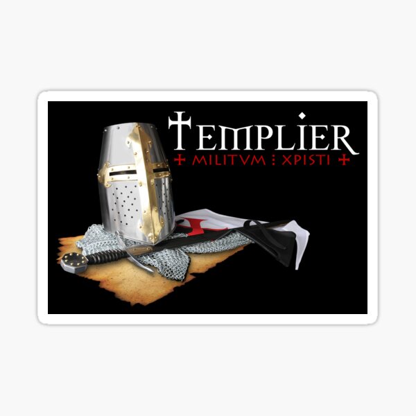 Templier ☩ Militum Xpisti ☩ Sticker