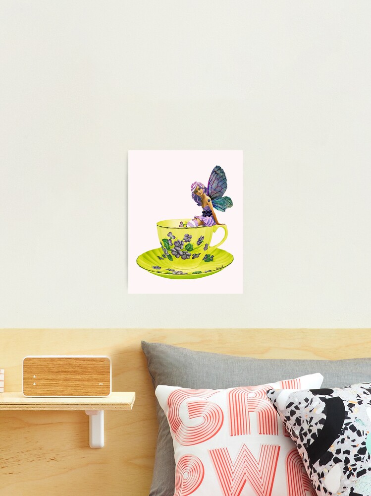 Fairy, Teacup Fairy, Christmas Fairy, Fairy Gifts, Fairy Painting