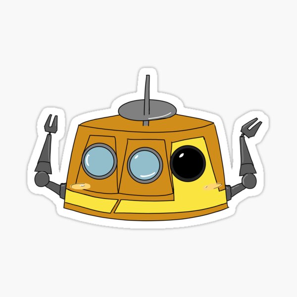 Terror Droid (with arms) Sticker