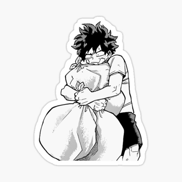 midoriya is trash Sticker