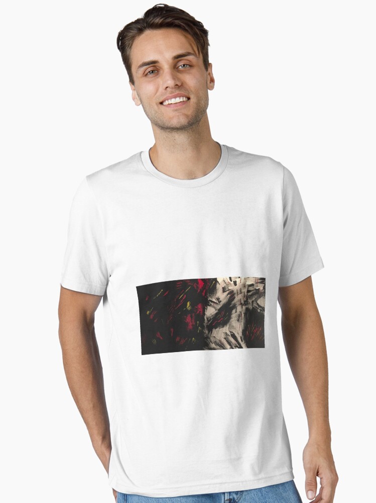 Aperçu 1 sur 7. T-shirt essentiel avec l'œuvre Méchant son, noir dessein créée et vendue par martinb1962.