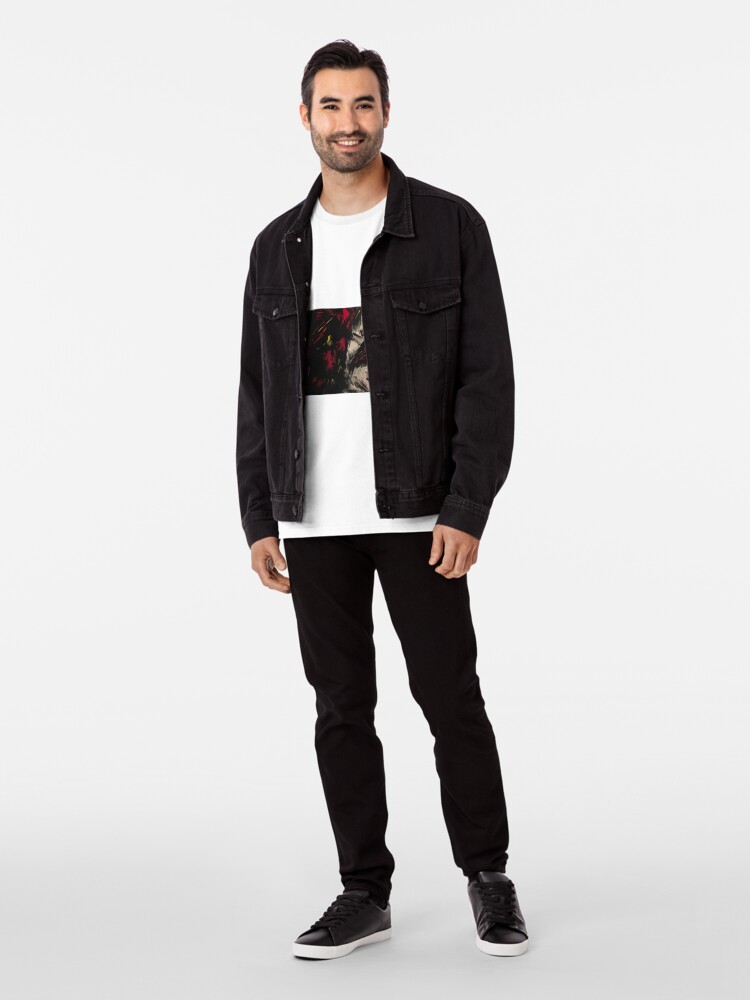 Aperçu 5 sur 6. T-shirt premium avec l'œuvre Méchant son, noir dessein créée et vendue par martinb1962.