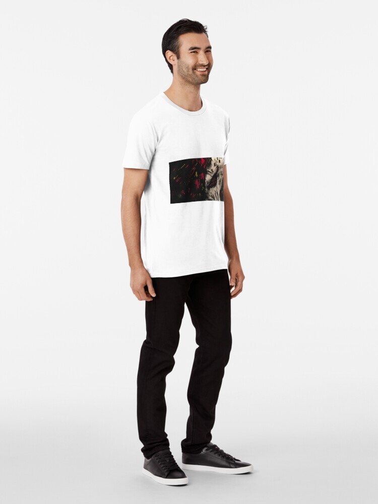 Aperçu 3 sur 6. T-shirt premium avec l'œuvre Méchant son, noir dessein créée et vendue par martinb1962.