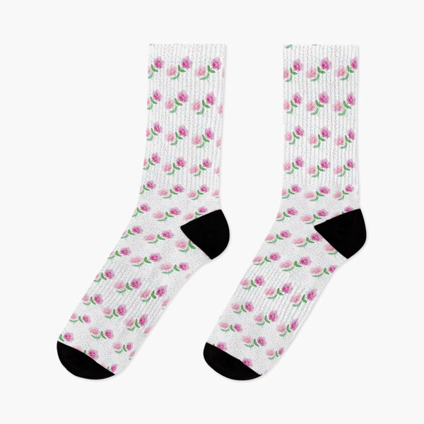 Item preview, Pink roses and polkadots designed and sold by LittleBettyMakes.
