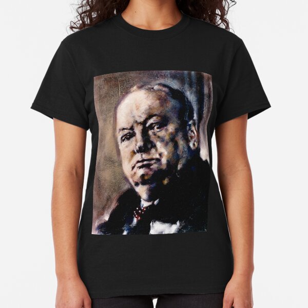 Portrait of Winston Churchill Classic T-Shirt