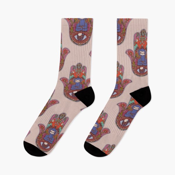 Artikelvorschau, Hamsa-Faultier entworfen und verkauft von Huebucket.