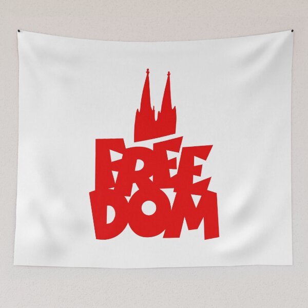 Item preview, FREE DOM (Red) Cologne Cologne Cathedral designed and sold by theshirtshops.