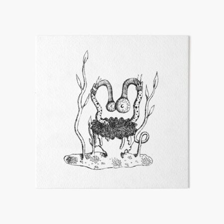 Goop Monster Art Board Print