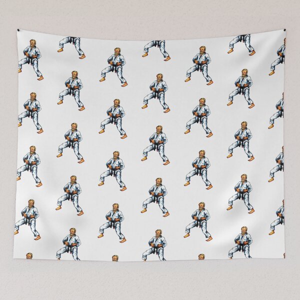 Item preview, a karate fighter practising breathing exercises in karate  designed and sold by Jonah Augustin Gray.