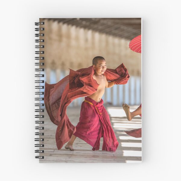 Item preview, Novice Monks, Bagan, Myanmar designed and sold by Glynn  Lavender.