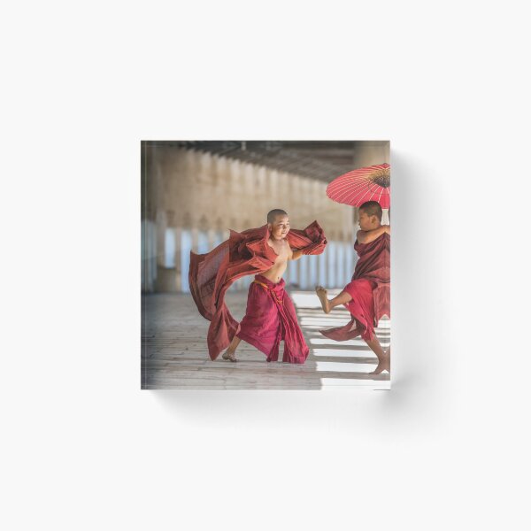 Artikelvorschau, Anfängermönche, Bagan, Myanmar entworfen und verkauft von Glynn Lavender.