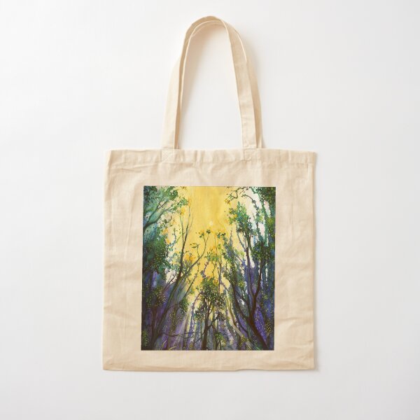 Forest Light Cotton Tote Bag