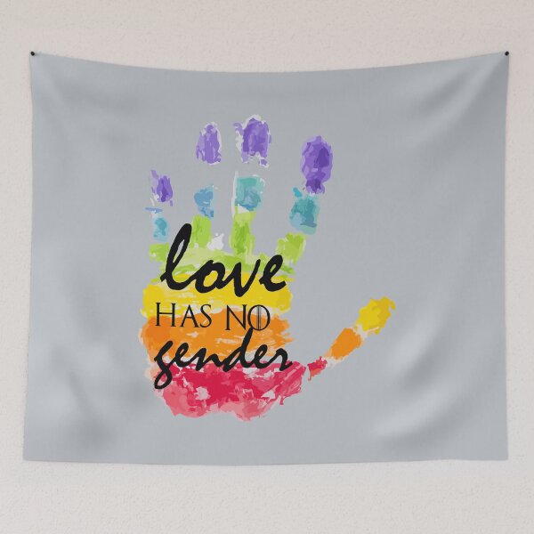 Item preview, Love has no gender hand print designed and sold by Christopher Taylor.